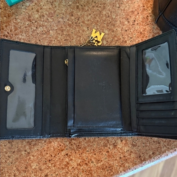 MCM Studded Tote and matching wallet - Picture 11 of 12